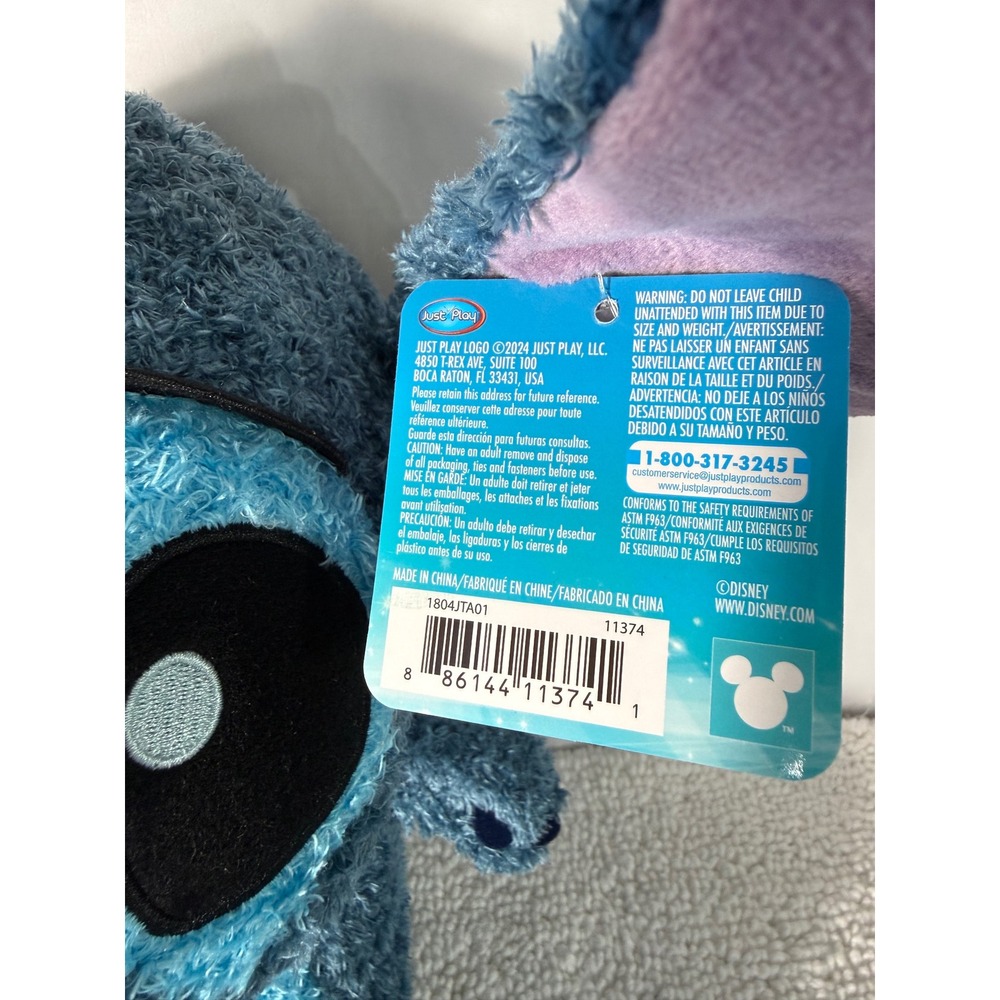 Disney Stitch Weighted Plush Toy Stuffed Animal NWT‎ - Picture 3 of 8